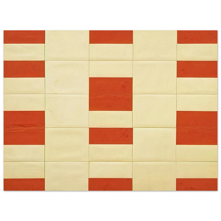Ellsworth Kelly - Red and White  75x100 cm / 30x40inches Fine Art Poster