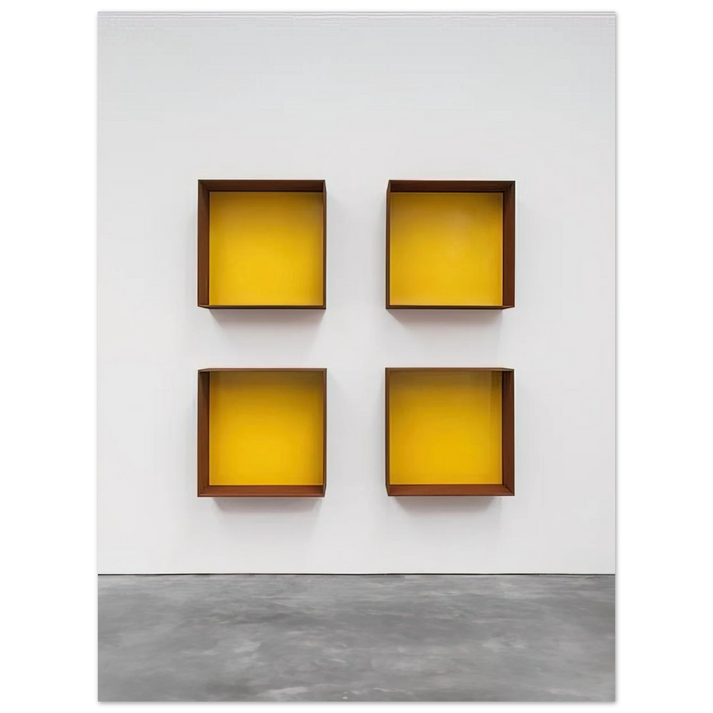 Donald Judd - Untitled JUDDO0243A - 1991  75x100 cm / 30x40inches Fine Art Poster