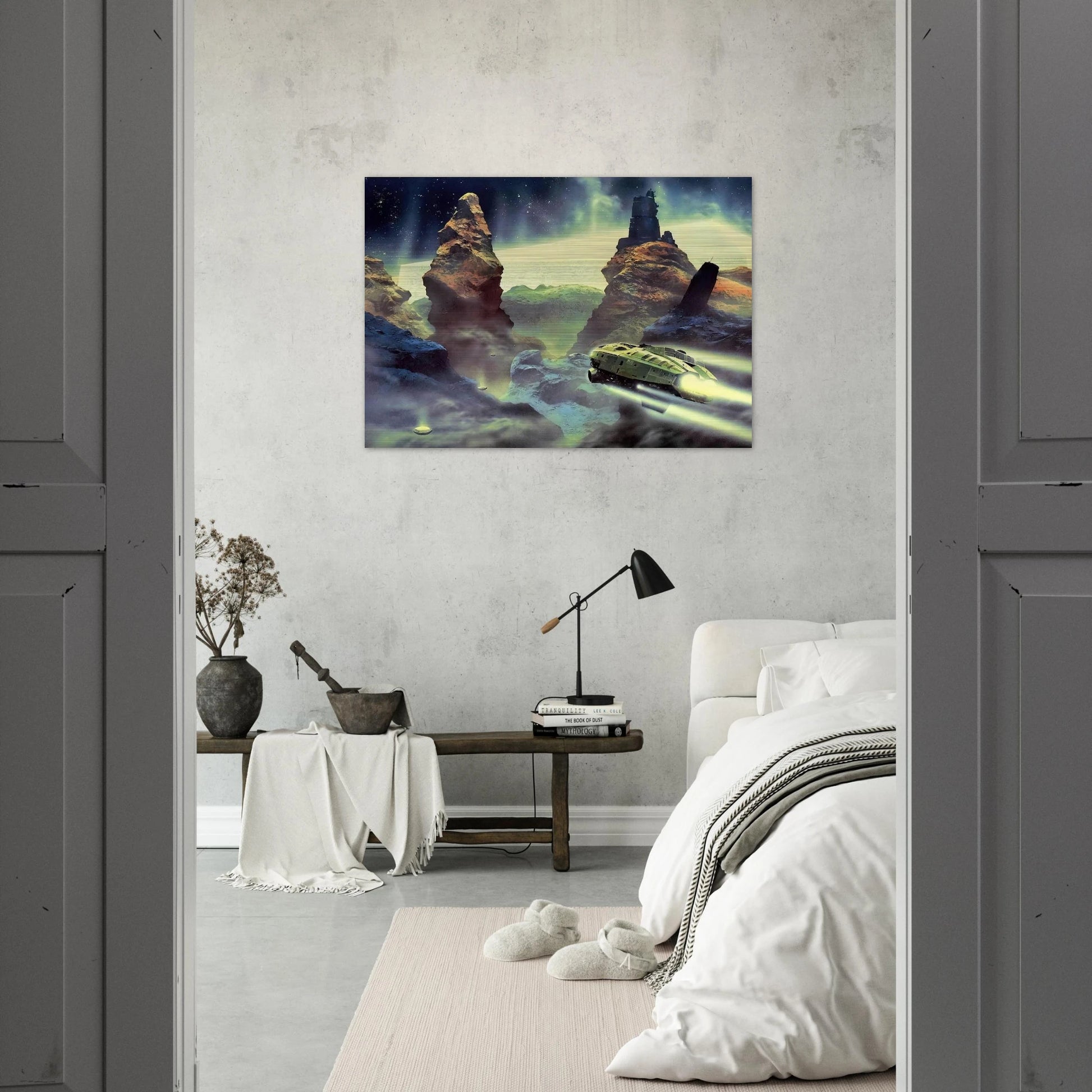 Chris Foss - Chris Foss Brushed Aluminum Print - 70x100 cm / 28x40 inches | Chris Foss Aluminum Print | Chris Foss Prints