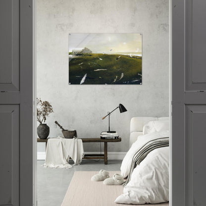 AIRBORNE - Andrew Wyeth Acrylic Print - 70x100 cm / 28x40″ inches
