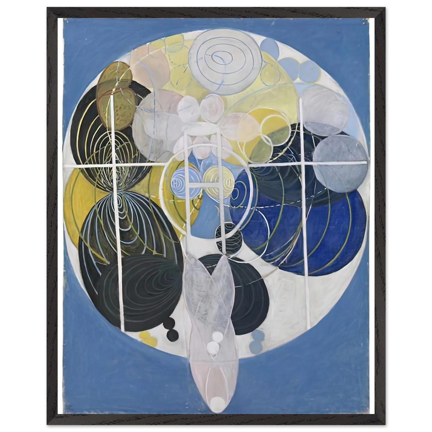 Hilma af Klint - THE LARGE FIGURE PAINTINGS NR 5 1907 Wall art - 60x80 cm / 24x32 inches - Fine Art Poster-canvas - -