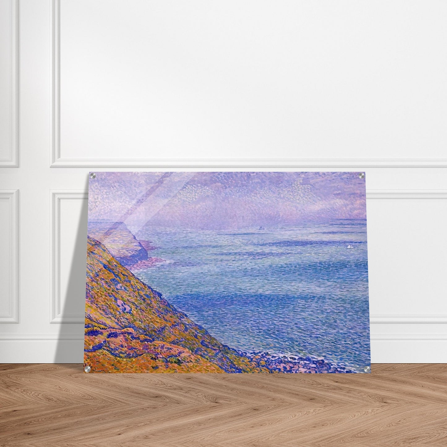 THE CAP GRIS NEZ 1900 - Theo van Rysselberghe Acrylic Print - 70x100 cm / 28x40″ inches