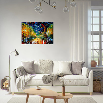 Leonid Afremov - Leonid Afremov Brushed Aluminum Print - 70x100 cm / 28x40 inches | Leonid Afremov Aluminum Print | Leonid Afremov Prints