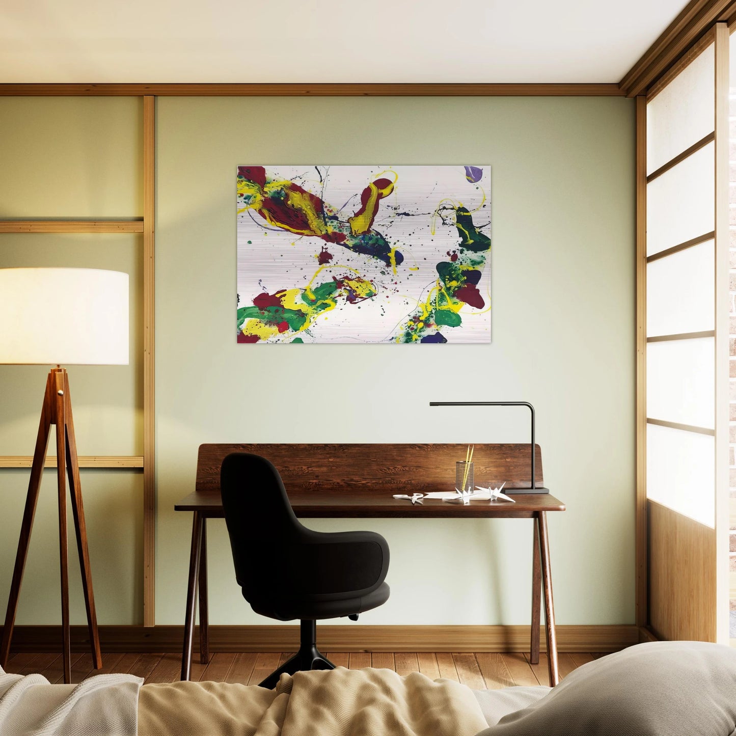Hail Hailey - Sam Francis Brushed Aluminum Print - 70x100 cm / 28x40 inches | Sam Francis Aluminum Print | Sam Francis Prints