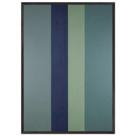 To Corfu - 1976 - Brice Marden 70x100 cm / 28x40 inches Framed Art Print – Black Wooden Frame