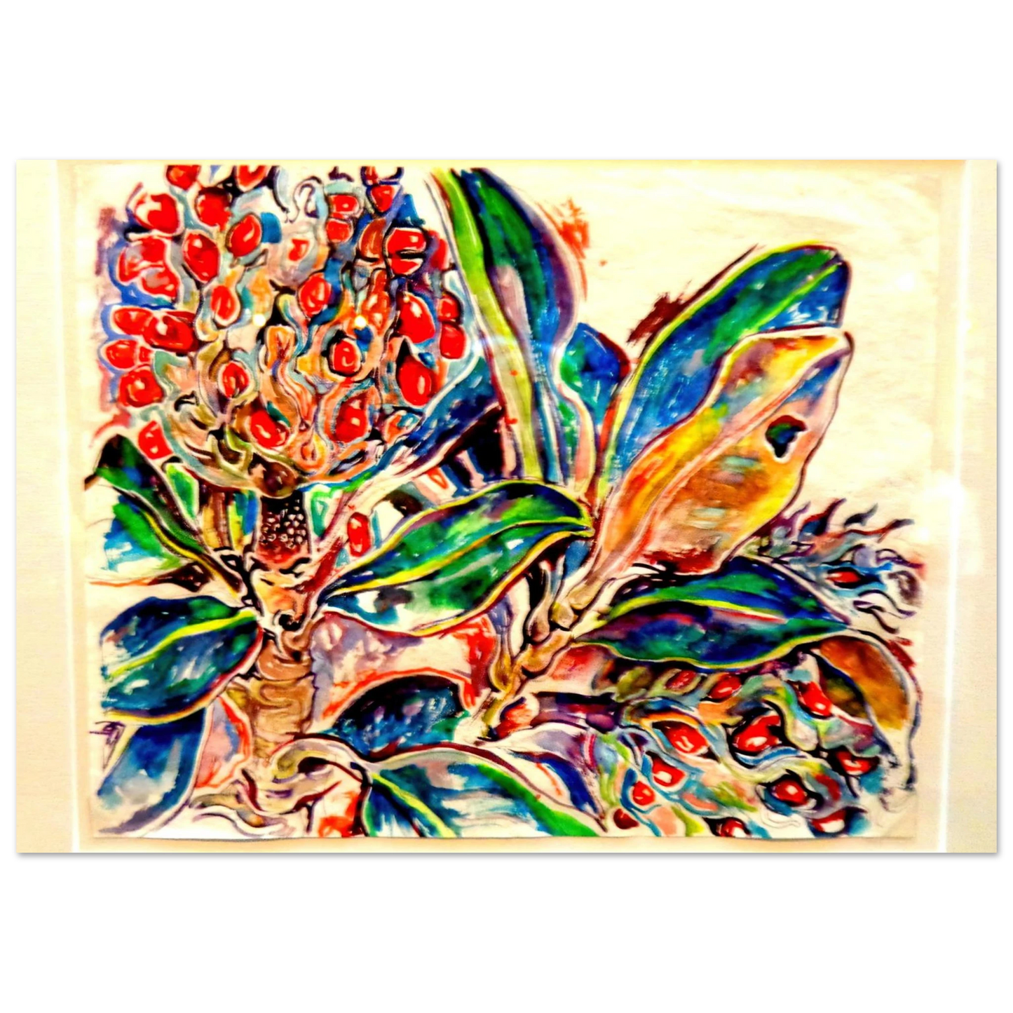 Walter Inglis Anderson - Walter Anderson Wall art - 45x60 cm / 18x24 inches - Premium Wooden Framed Poster With Fine Art Paper-canvas - White frame