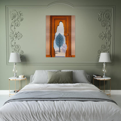 THE AMOROUS PERPECTIVE 1935 - Rene Magritte Brushed Aluminum Print - 70x100 cm / 28x40 inches | Rene Magritte Aluminum Print | Rene Magritte Prints