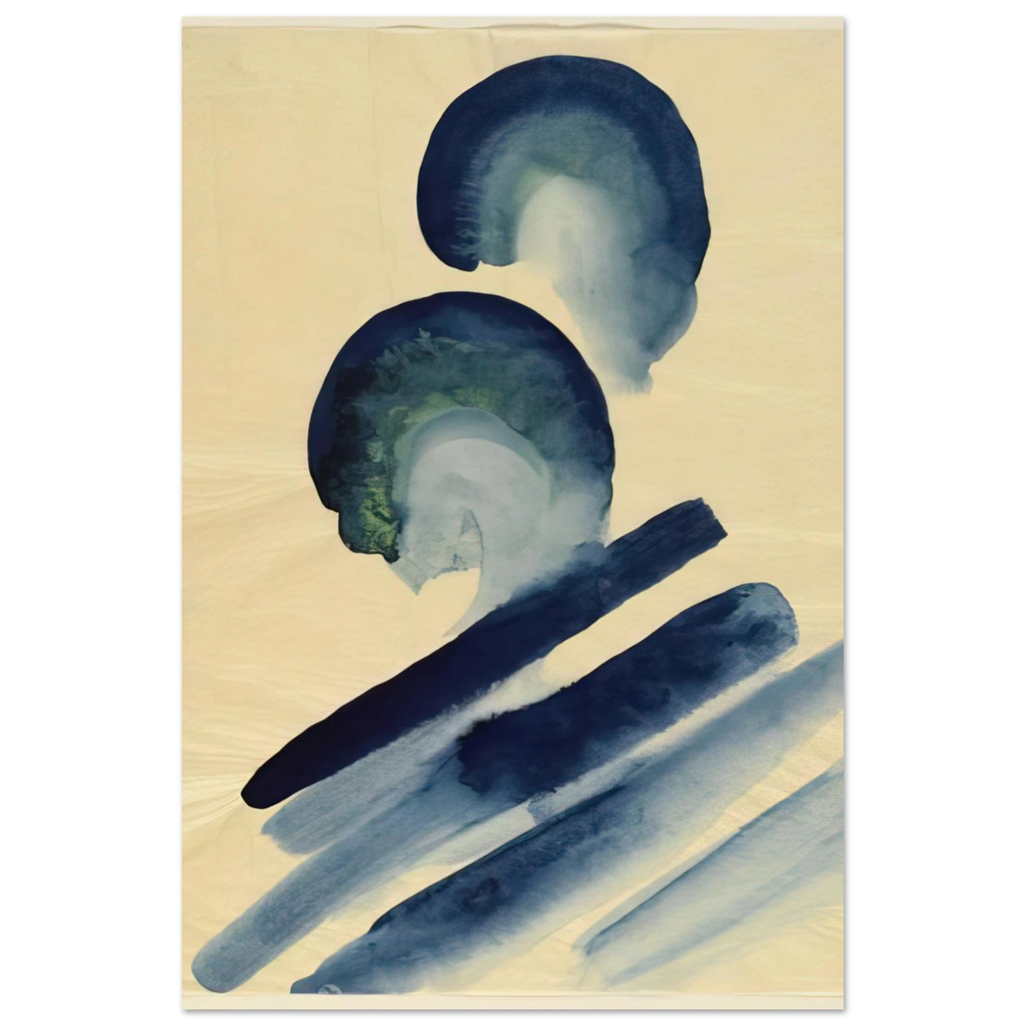 Georgia O'Keeffe - Blue-02 Fine Art Poster