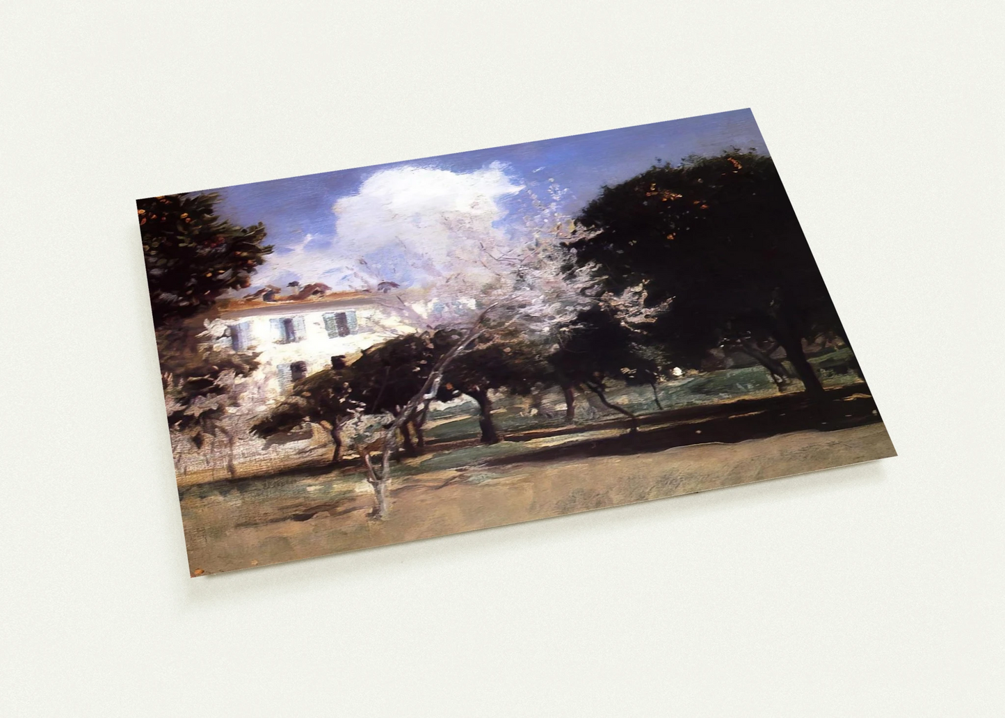 House and Garden By John Singer Sargent Pack of 10 Post Cards | John Singer Sargent Post Cards | A6 (10.5 x 14.8 cm) - 4.1 x 5.8 inches