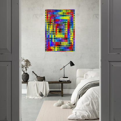 Orion Gris - 1969 - Victor Vasarely Brushed Aluminum Print - 70x100 cm / 28x40 inches | Victor Vasarely Aluminum Print | Victor Vasarely Prints