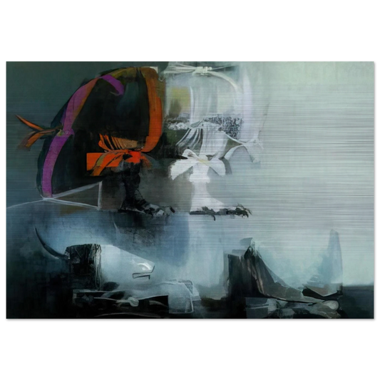 TOROCONDOR 1959 - Alejandro Obregon Brushed Aluminum Print - 70x100 cm / 28x40 inches | Alejandro Obregon Aluminum Print | Alejandro Obregon Prints