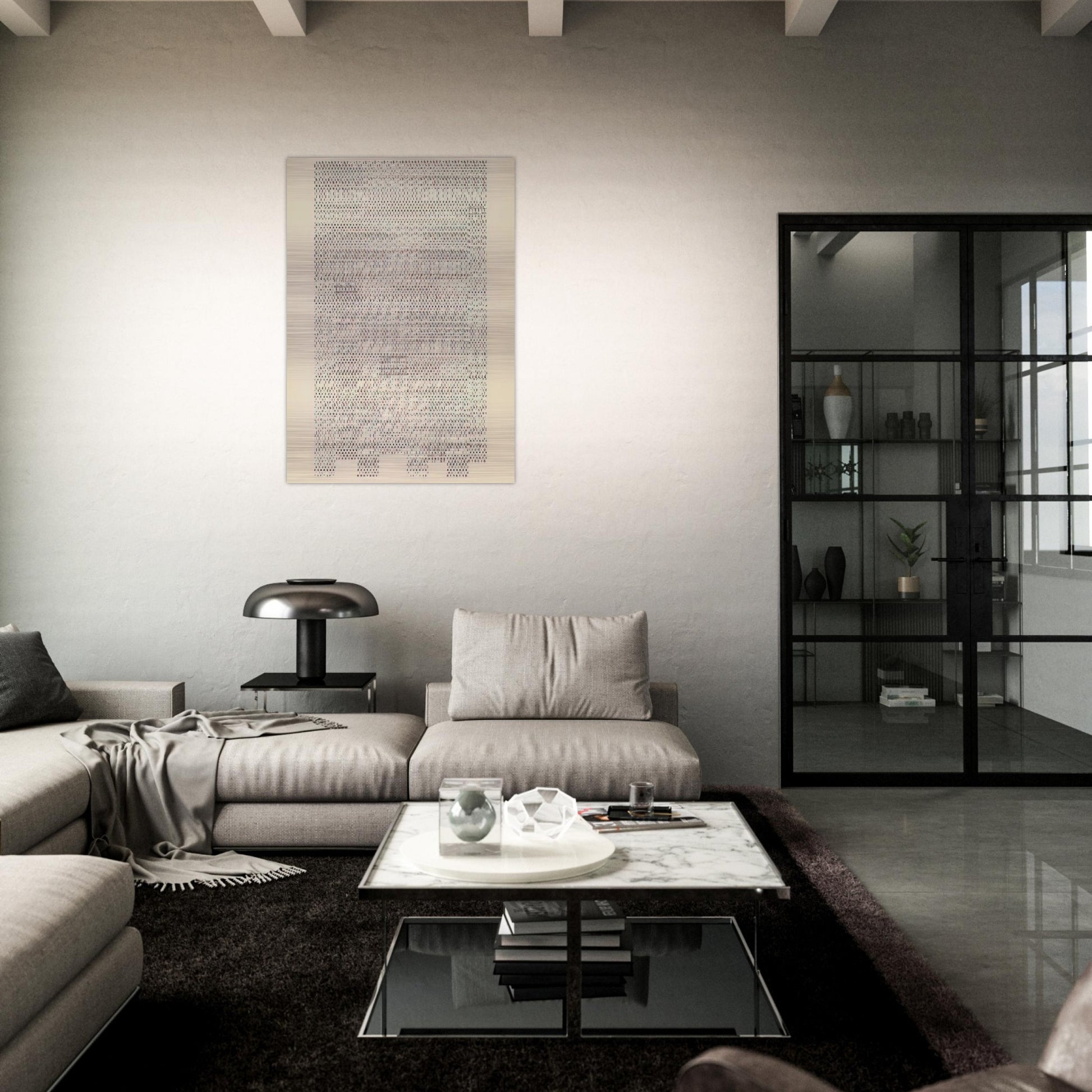 Idea - 1960 - Dieter Roth Brushed Aluminum Print - 70x100 cm / 28x40 inches | Dieter Roth Aluminum Print | Dieter Roth Prints