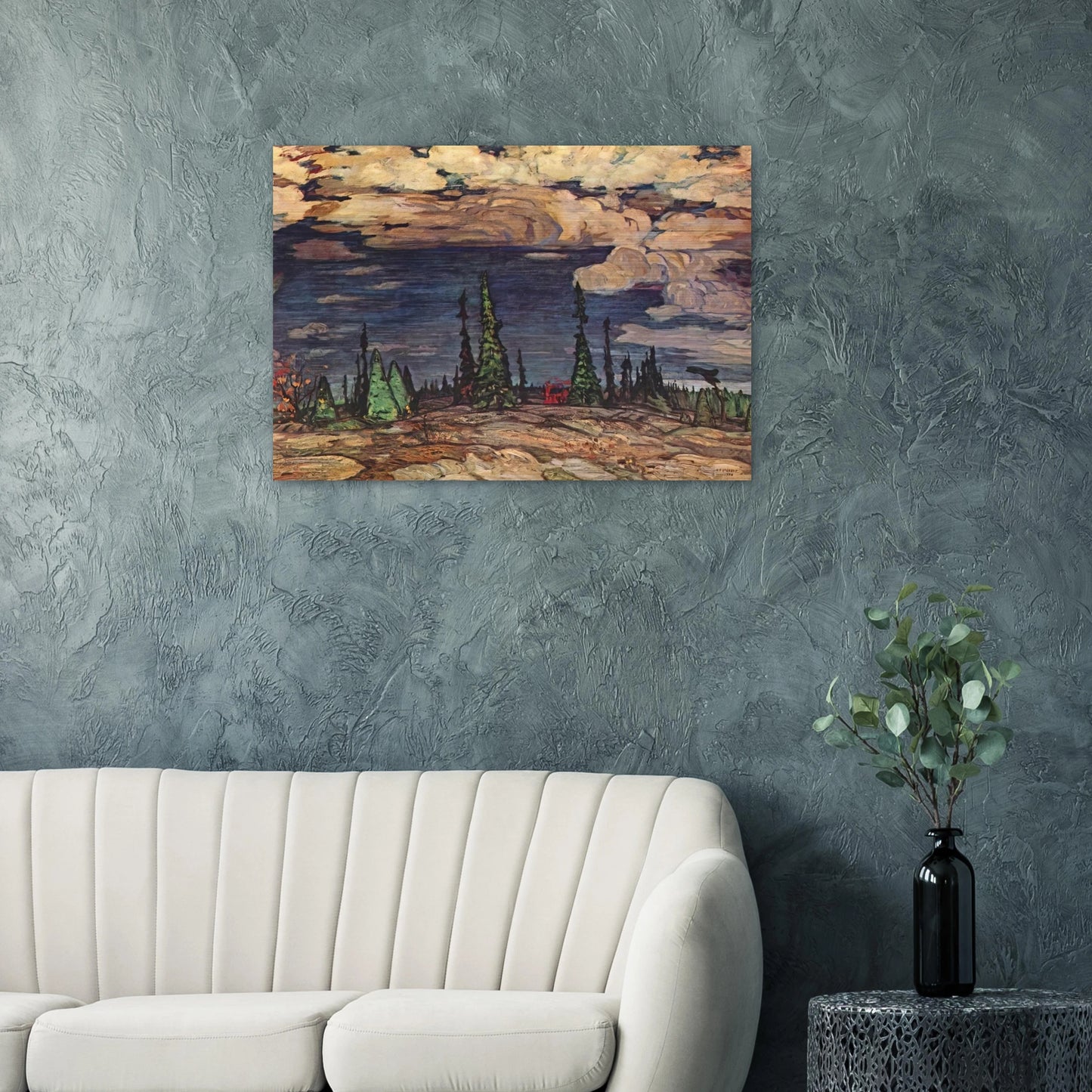 Terre Sauvage - 1913 - A.Y. Jackson Brushed Aluminum Print - 70x100 cm / 28x40 inches | A.Y. Jackson Aluminum Print | A.Y. Jackson Prints
