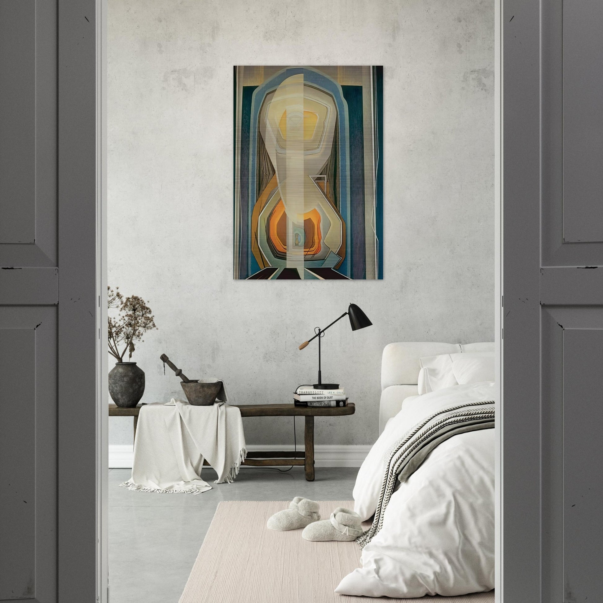 Abstract Painting #20 - 1942 - Lawren Harris Brushed Aluminum Print - 70x100 cm / 28x40 inches | Lawren Harris Aluminum Print | Lawren Harris Prints