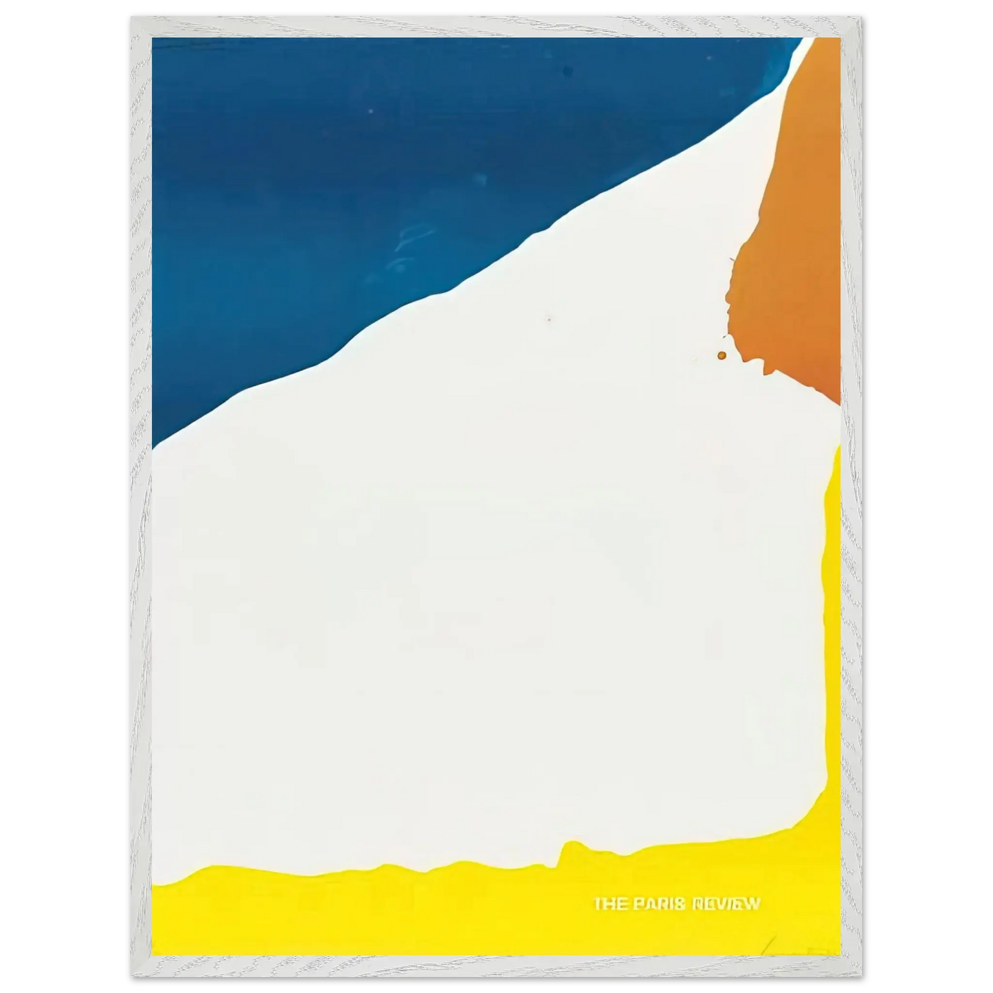 Helen Frankenthaler - Paris Review - 1966 Wall art - 70x100 cm / 28x40 Inches - Premium Wooden Framed Poster With Fine Art Paper - Wood frame