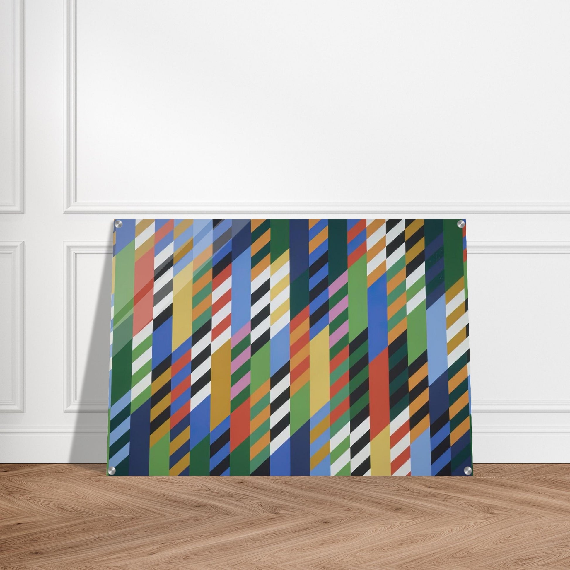 CONVERSATION 1992 - Bridget Riley Acrylic Print - 70x100 cm / 28x40″ inches | Bridget Riley Wall Art | Bridget Riley Prints