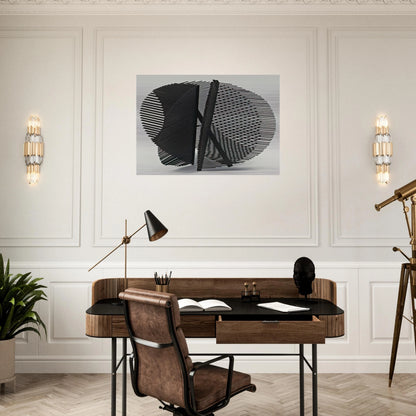 Esfera - 1959 - Gego Brushed Aluminum Print - 70x100 cm / 28x40 inches | Gego Aluminum Print | Gego Prints