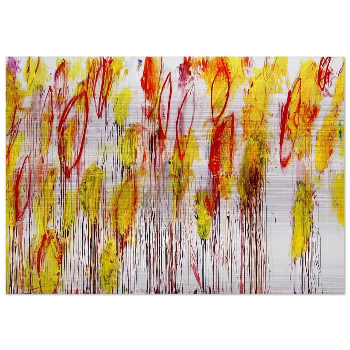 Lepanto, Part I - Cy Twombly Brushed Aluminum Print - 70x100 cm / 28x40 inches | Cy Twombly Aluminum Print | Cy Twombly Prints