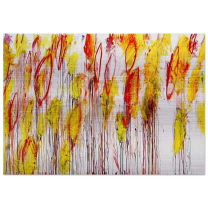 Lepanto, Part I - Cy Twombly Brushed Aluminum Print - 70x100 cm / 28x40 inches | Cy Twombly Aluminum Print | Cy Twombly Prints