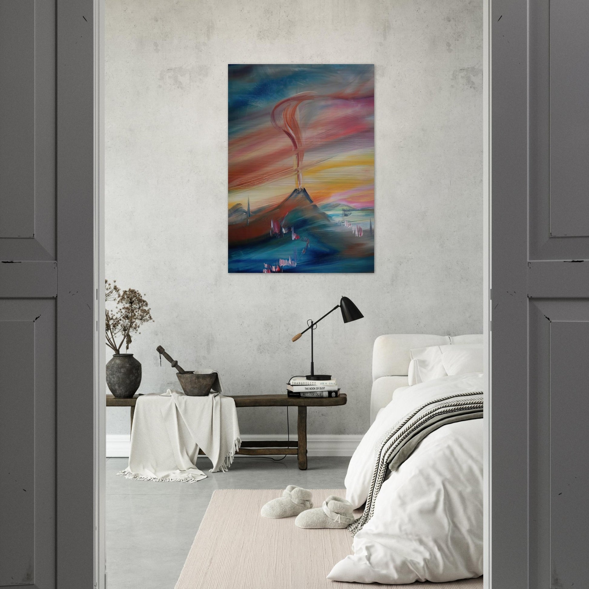 After Eruption of the Hessian Skittles - Konrad Zuse Brushed Aluminum Print - 70x100 cm / 28x40 inches | Konrad Zuse Aluminum Print | Konrad Zuse Prints