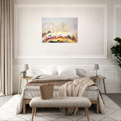 Danish Opera - 1969 - Ronnie Landfield Acrylic Print - 70x100 cm / 28x40″ inches | Ronnie Landfield Wall Art | Ronnie Landfield Prints