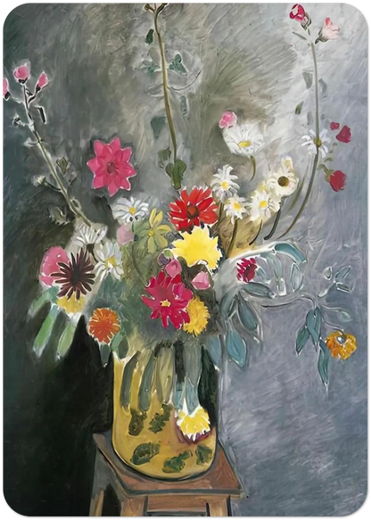 BOUQUET OF MIXED FLOWERS 1917 By Henri Matisse Pack of 10 Post Cards | Henri Matisse Post Cards | A6 (10.5 x 14.8 cm) - 4.1 x 5.8 inches