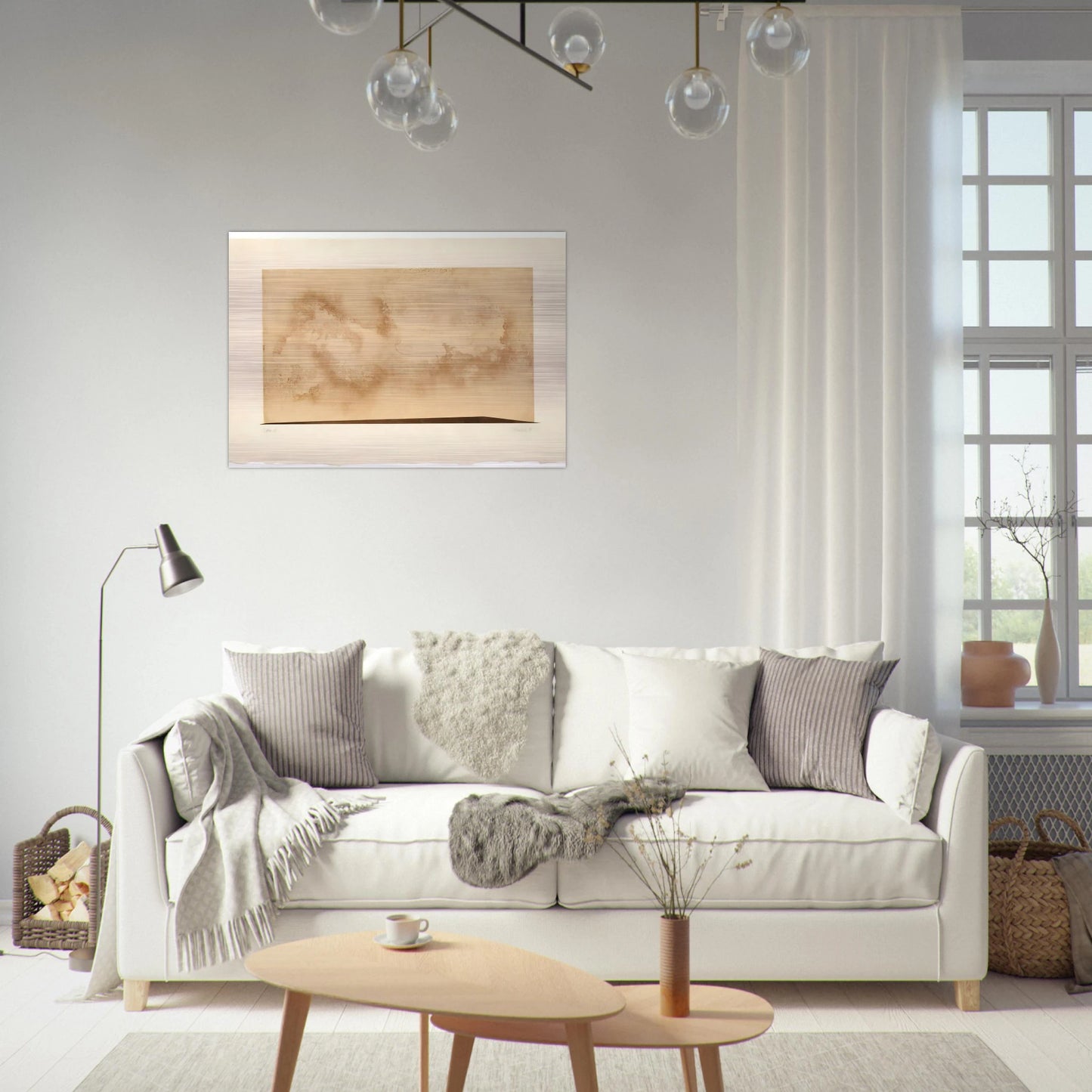 Déka 28 - 1987 - John Cage Brushed Aluminum Print - 70x100 cm / 28x40 inches | John Cage Aluminum Print | John Cage Prints