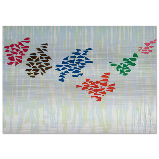 Untitled - 1976 - Robert Goodnough Brushed Aluminum Print - 70x100 cm / 28x40 inches | Robert Goodnough Aluminum Print | Robert Goodnough Prints