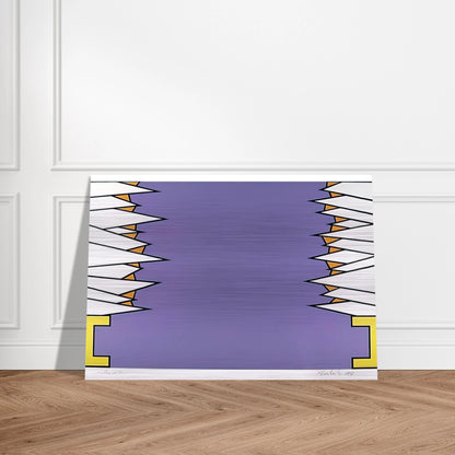 Over the Rainbow - 1978 - Nicholas Krushenick Brushed Aluminum Print - 70x100 cm / 28x40 inches | Nicholas Krushenick Aluminum Print | Nicholas Krushenick Prints