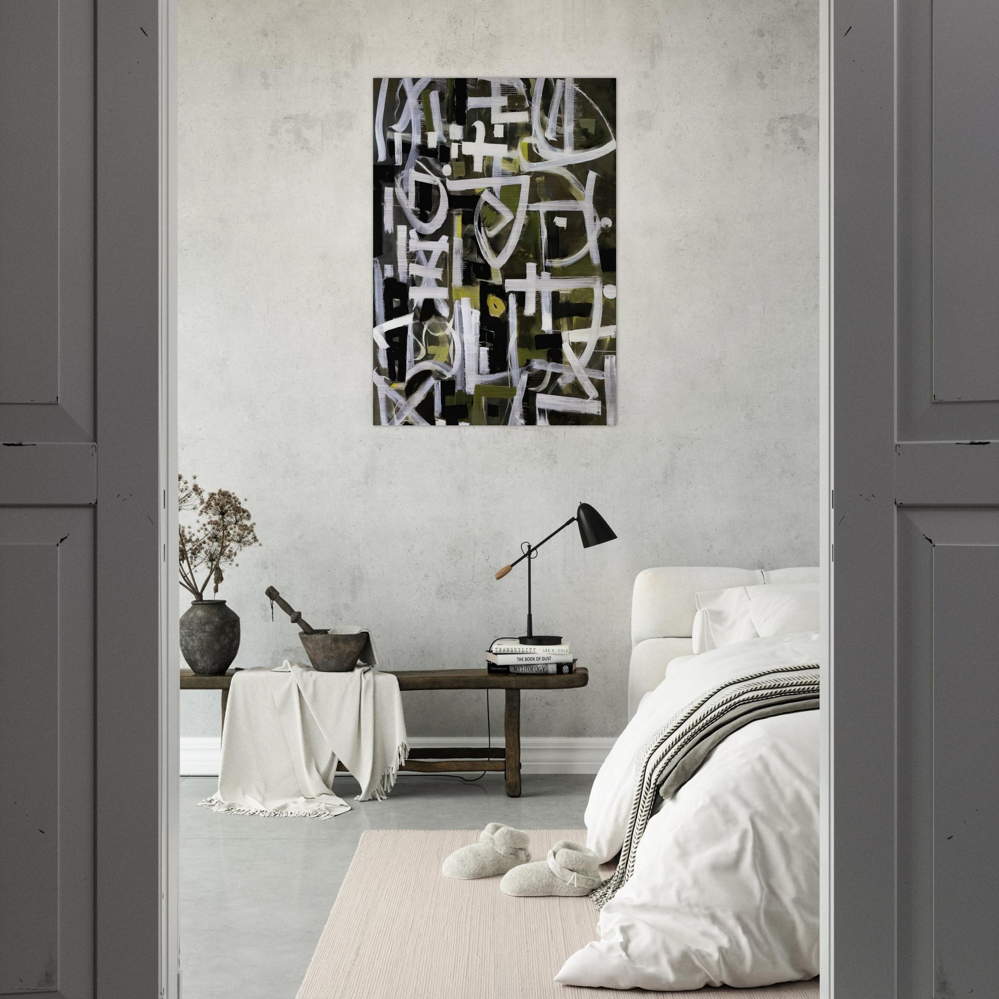 Number 2 - 1950 - Bradley Walker Tomlin Brushed Aluminum Print - 70x100 cm / 28x40 inches | Bradley Walker Tomlin Aluminum Print | Bradley Walker Tomlin Prints