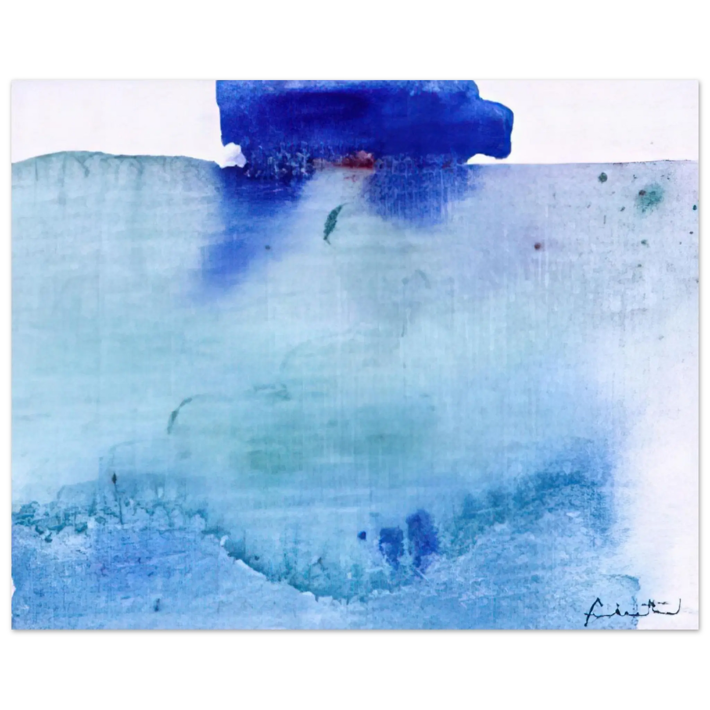 Helen Frankenthaler - Untitled - 1982 Wall art - 28x43  cm / XL (11x17 inches) - Fine Art Poster - -