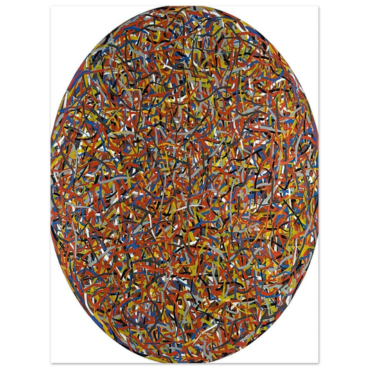 Sol LeWitt - Lines in All Directions  75x100 cm / 30x40inches Fine Art Poster