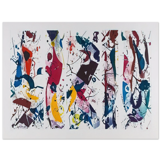 Sam Francis - Untitled SFE 020  Lembark I53   75x100 cm / 30x40inches Fine Art Poster