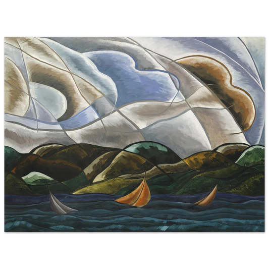 Arthur Dove - Clouds and Water - 1930  75x100 cm / 30x40inches Fine Art Poster