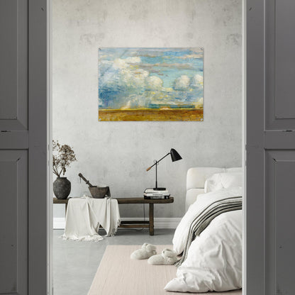 Clouds also known as Rain Clouds over Oregon Desert - Childe Hassam Acrylic Print - 70x100 cm / 28x40″ inches