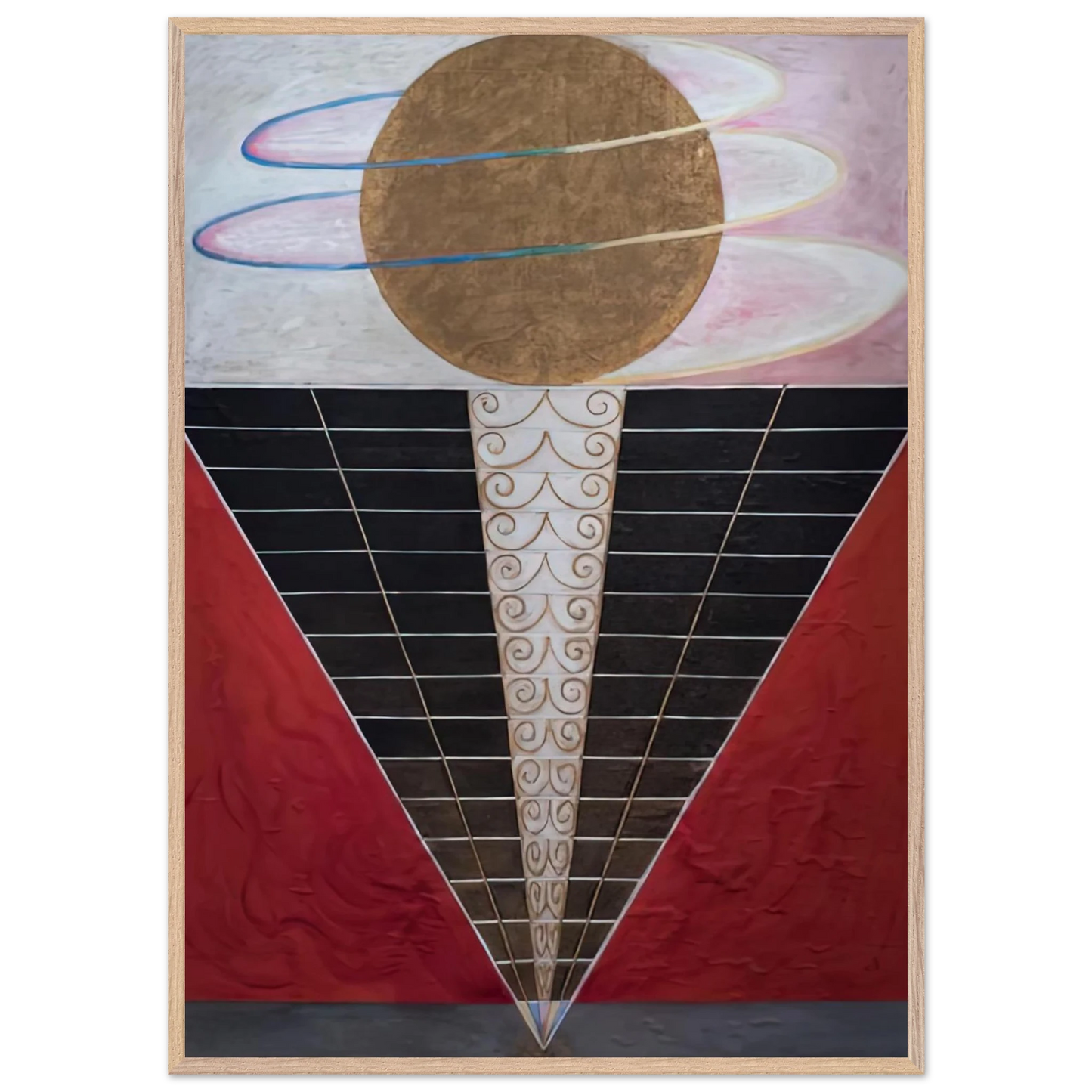 Hilma af Klint - ALTARPIECE NO 2 1915 Wall art - 50x70 cm / 20x28 inches - Fine Art Poster-canvas - -