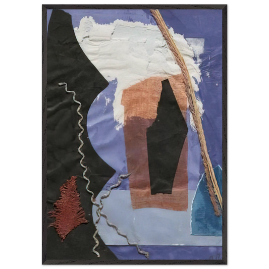 Number 226 - Abstract Expressionism - Anne Ryan 70x100 cm / 28x40 inches Framed Art Print – Black Wooden Frame