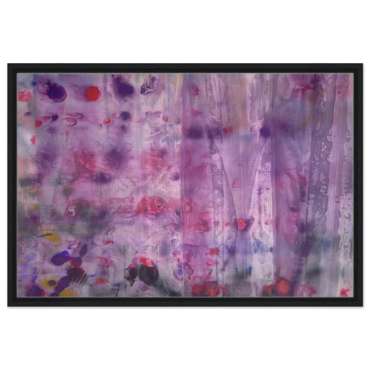 April 4 - Sam Gilliam Framed Canvas Print