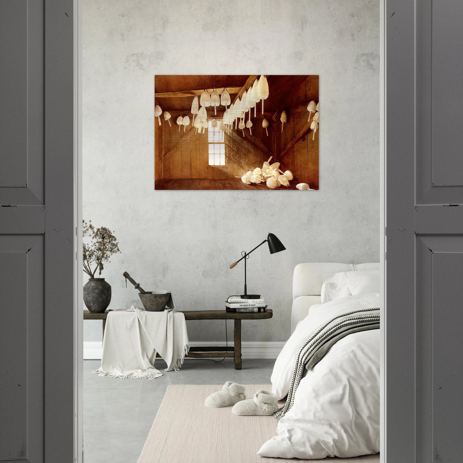 TOMORROW THE OUTER SHOALS - Andrew Wyeth Brushed Aluminum Print - 70x100 cm / 28x40 inches | Andrew Wyeth Aluminum Print | Andrew Wyeth Prints
