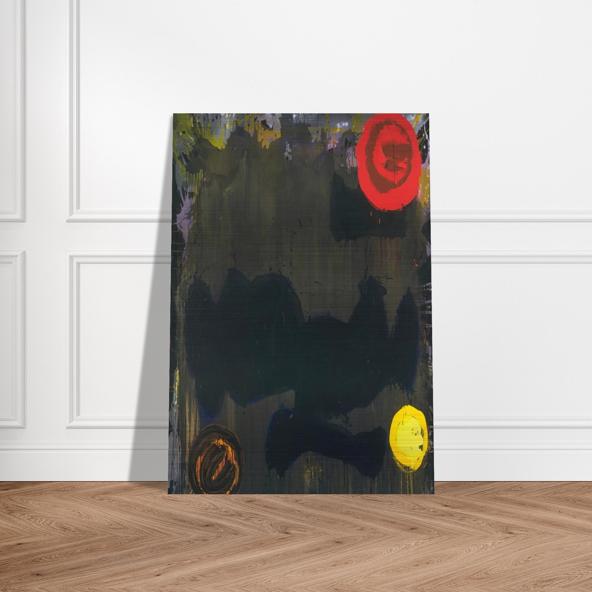 Gadal 10.11.86 - 1986 - John Hoyland Brushed Aluminum Print - 70x100 cm / 28x40 inches | John Hoyland Aluminum Print | John Hoyland Prints