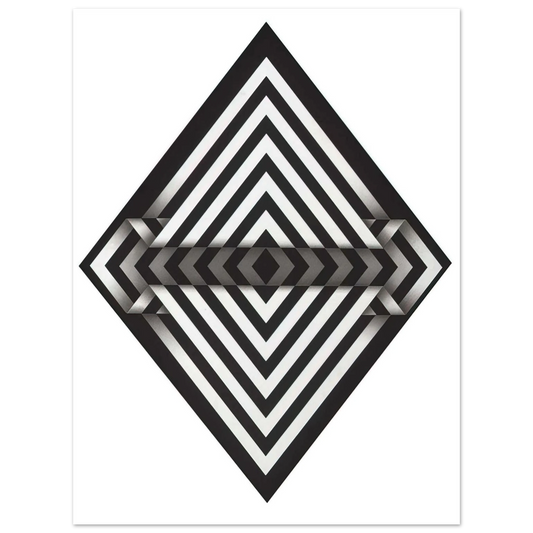 Omar Rayo - Panche I - 1970  75x100 cm / 30x40inches Fine Art Poster