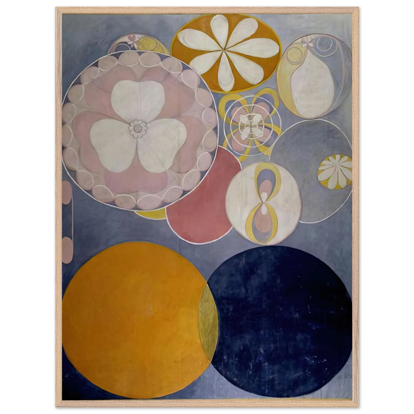 Hilma af Klint - DE TIO ST RSTA N 2 BARNAALDERN 1907 Wall art - 30x40 cm / 12x16 inches - Fine Art Poster-canvas - -