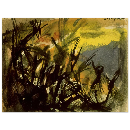 Jean-Paul Riopelle - Conversation  75x100 cm / 30x40inches Fine Art Poster