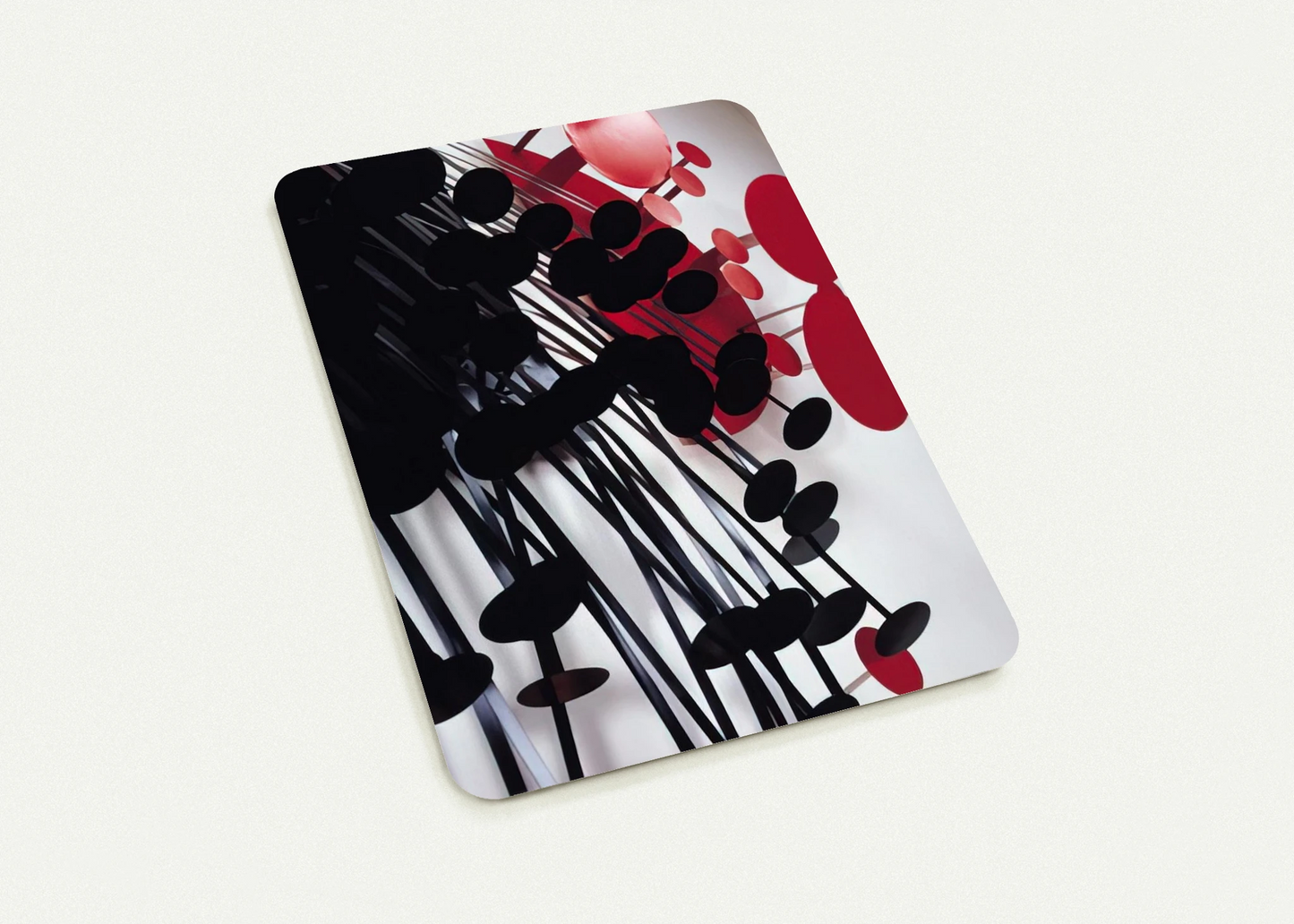 Amazonia Black and Red - 1989 By Lygia Pape Pack of 10 Post Cards | Lygia Pape Post Cards | A6 (10.5 x 14.8 cm) - 4.1 x 5.8 inches