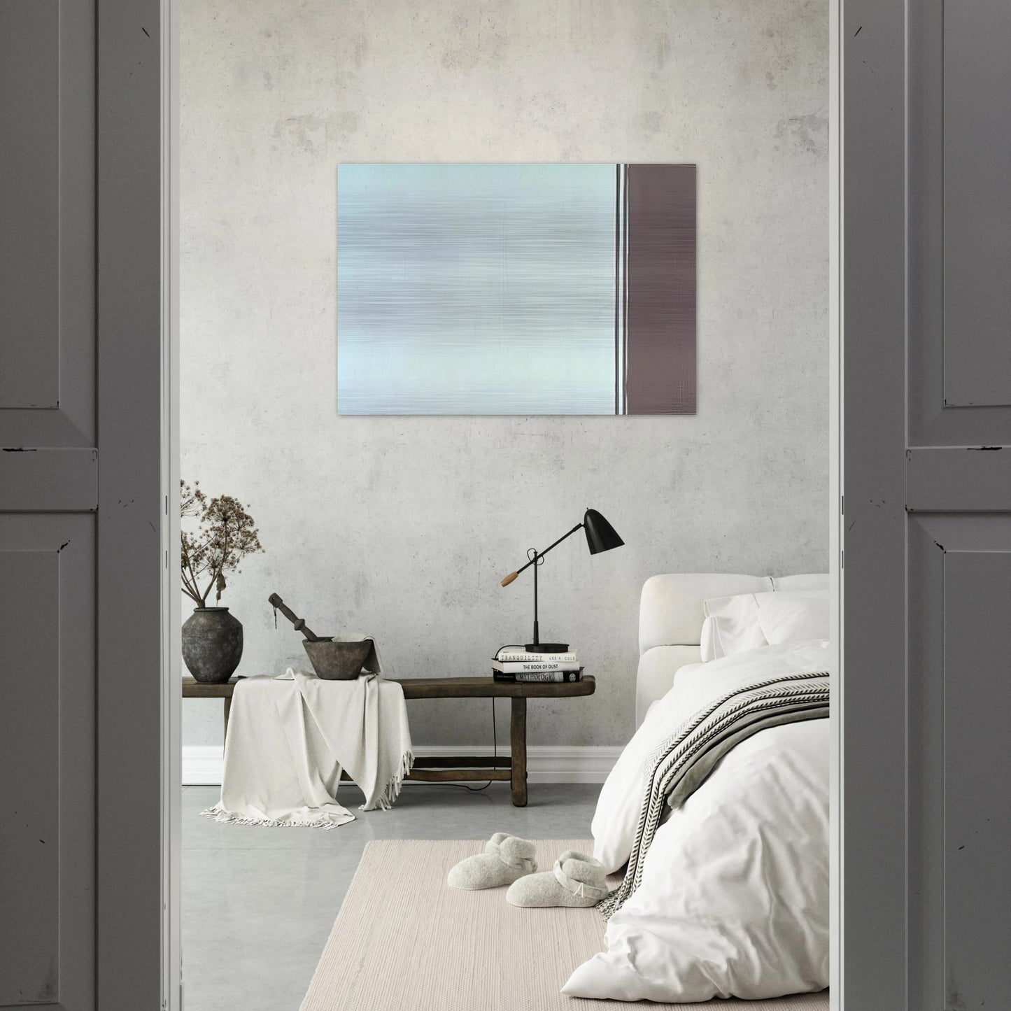 Uriel - Barnett Newman Brushed Aluminum Print - 70x100 cm / 28x40 inches | Barnett Newman Aluminum Print | Barnett Newman Prints