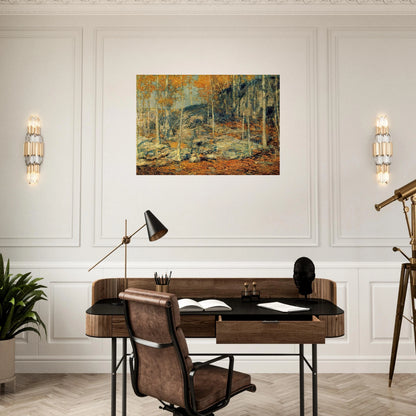 The Ledges - Childe Hassam Brushed Aluminum Print - 70x100 cm / 28x40 inches | Childe Hassam Aluminum Print | Childe Hassam Prints