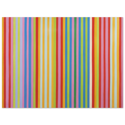 Gene Davis - Red Chatterbox - 1967  75x100 cm / 30x40inches Fine Art Poster