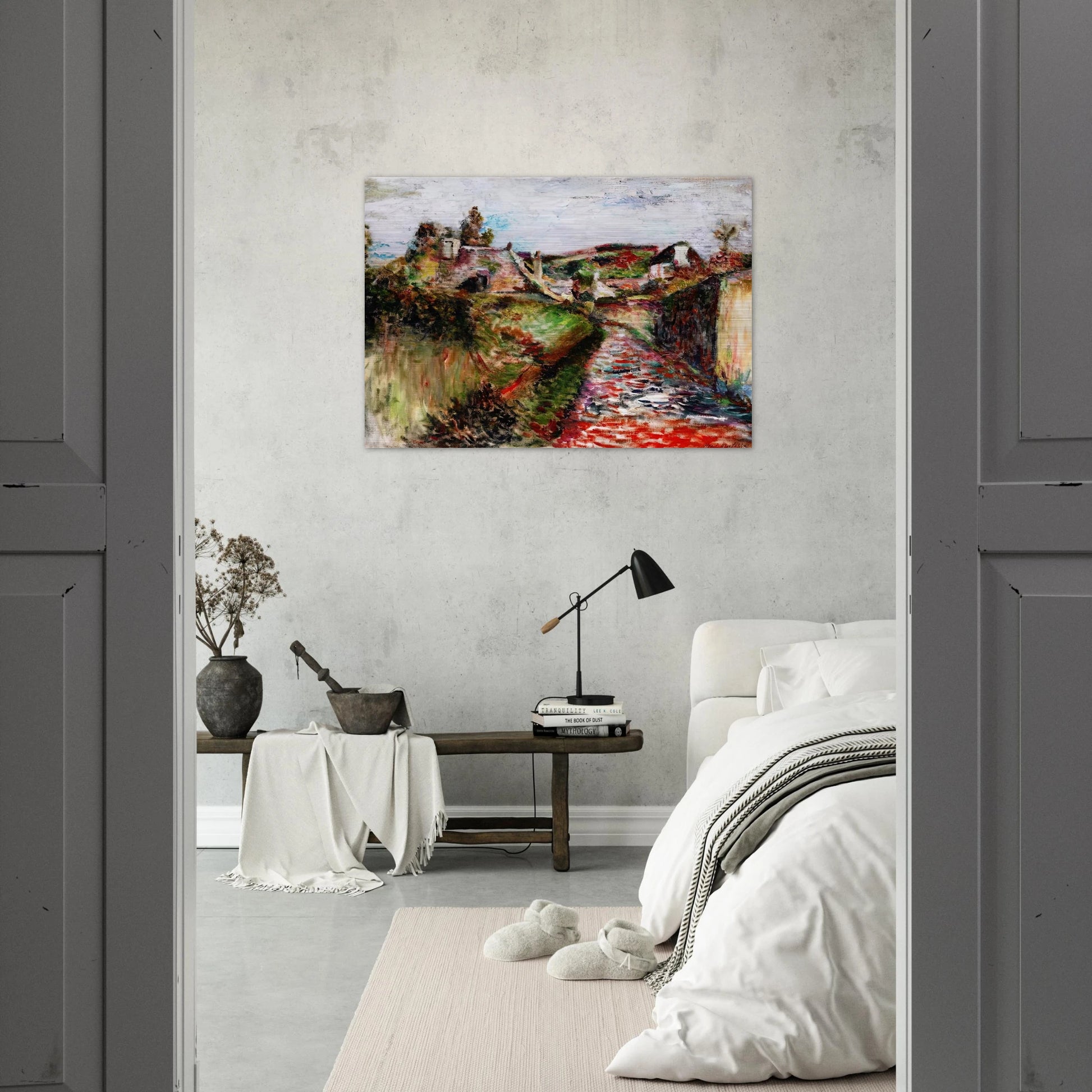 VIEW OF BELLE ILE 1897 - Henri Matisse Brushed Aluminum Print - 70x100 cm / 28x40 inches | Henri Matisse Aluminum Print | Henri Matisse Prints