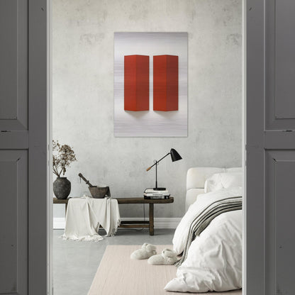 Relief, Series B - 1967 - Charlotte Posenenske Brushed Aluminum Print - 70x100 cm / 28x40 inches | Charlotte Posenenske Aluminum Print | Charlotte Posenenske Prints