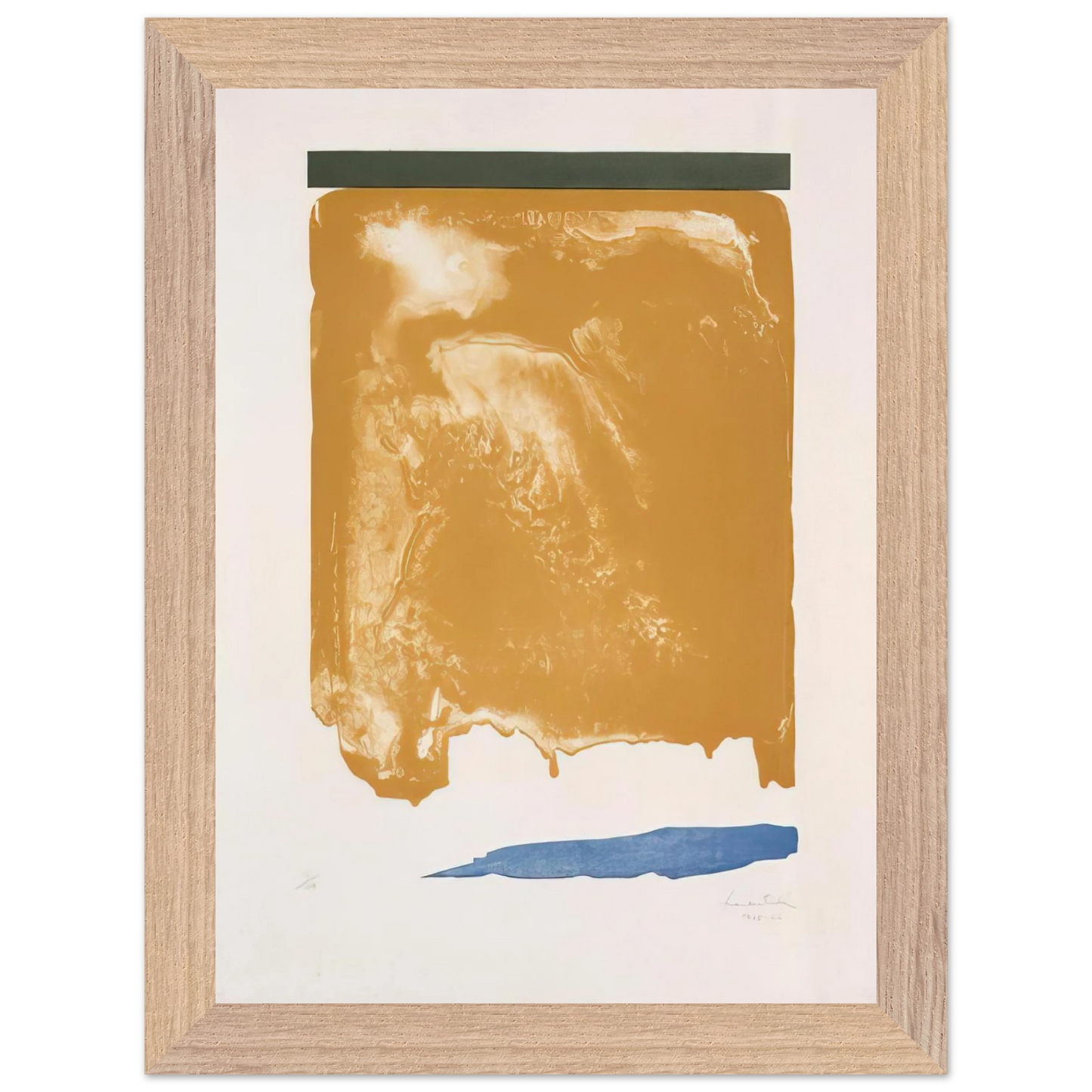 Helen Frankenthaler - Persian Garden - 1966 Wall art - 15x20 cm / 6x8 inches - Fine Art Poster-canvas - -